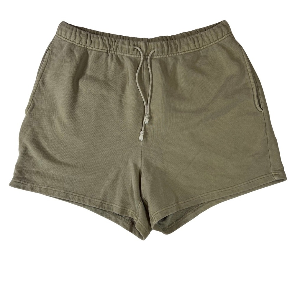 Elwood Sweat Shorts XXL Beige Organic Cotton Lounge Casual Drawstring